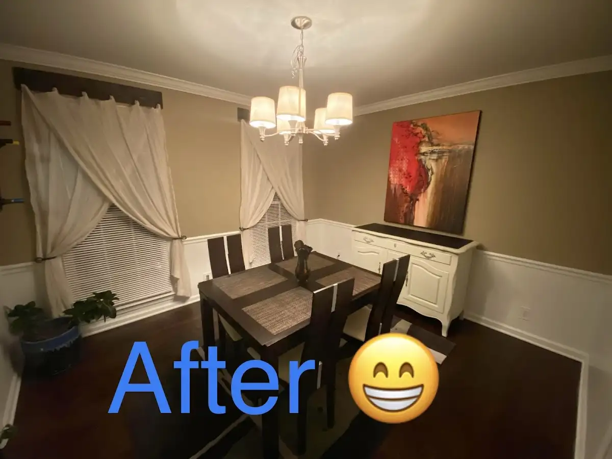 Professional dining room restoration after water damage in El Dorado