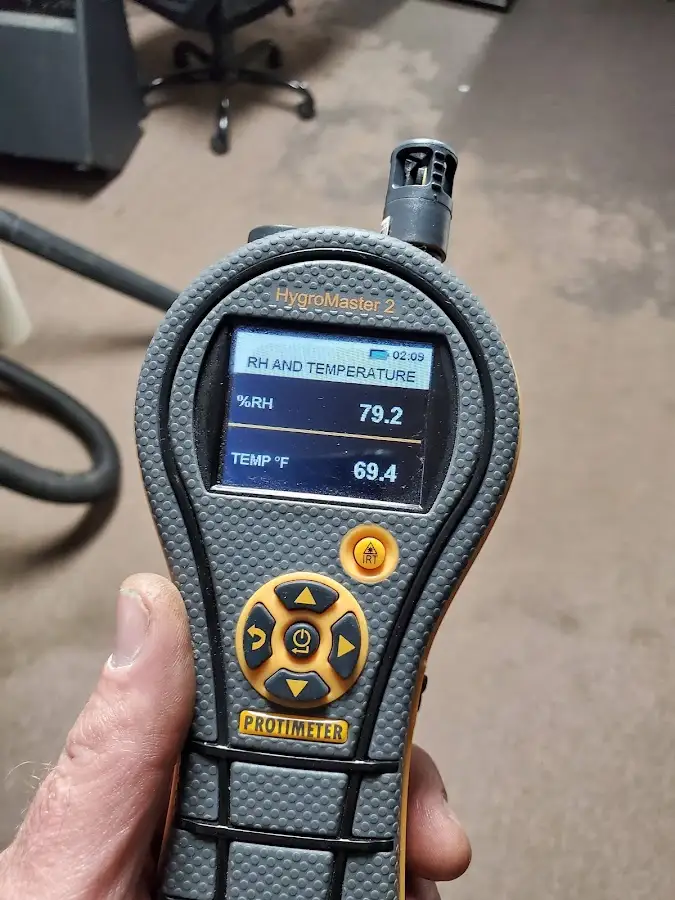 Moisture meter humidity assessment for Mold Remediation & Removal in El Dorado